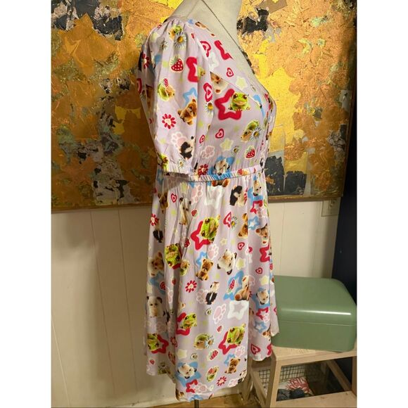 NWT Hot Topic Secret Society Cute Animals Baby Doll Dress XL - Picture 7 of 11